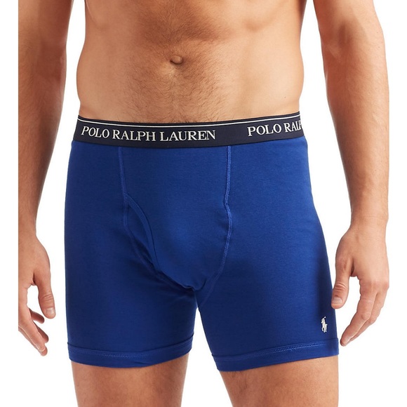 POLO RALPH LAUREN Men's 3-Pk. Classic Cotton Boxer Briefs - Picture 3 of 7